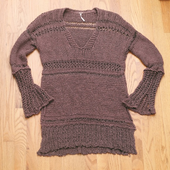 Free People belong to you v-neck pullover sweater - Picture 2 of 7